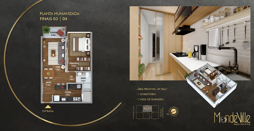 Apartamento para venda no bairro Centro  em Canela