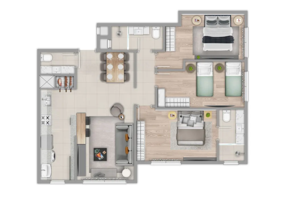 Apartamento para venda no bairro Carniel em Gramado