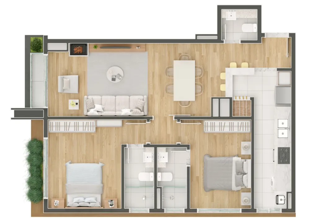 Apartamento para venda no bairro Centro em Gramado