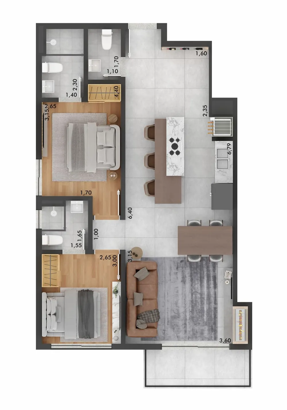 Apartamento para venda no bairro Portico em Gramado