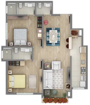 Apartamento para venda no bairro Centro em Gramado