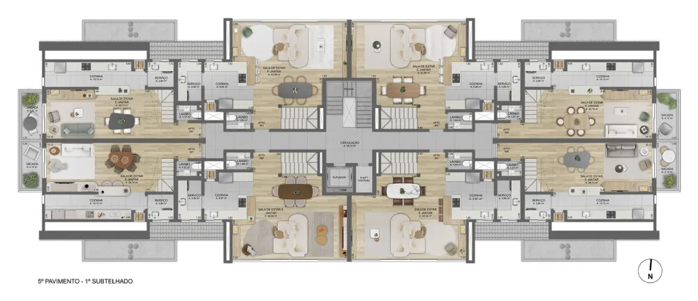 Duplex para venda no bairro Belvedere em Gramado