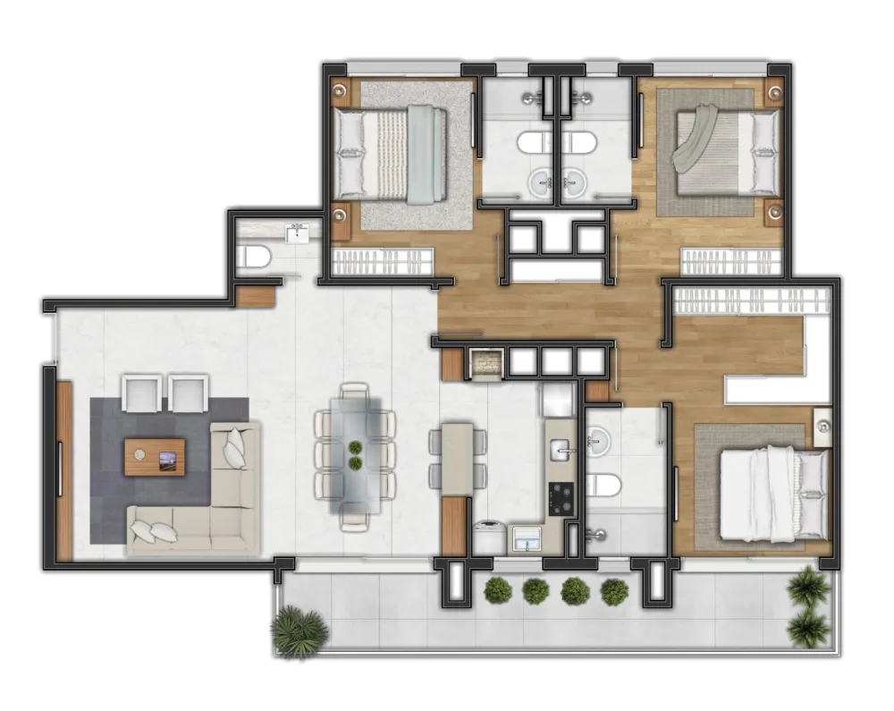 Apartamento para venda no bairro Centro  em Canela