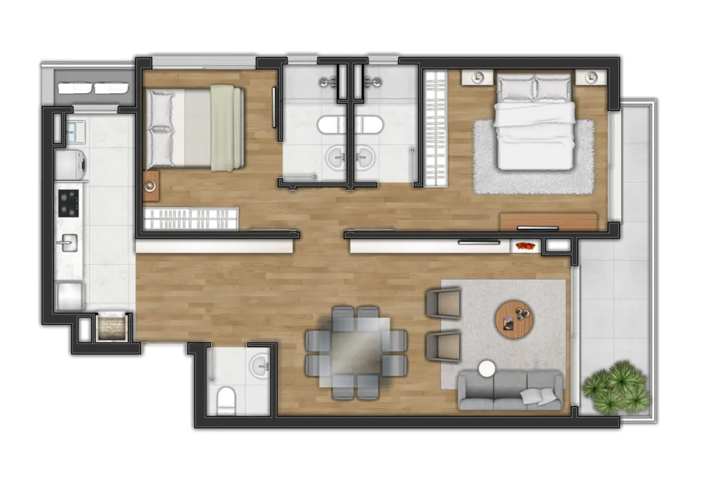 Apartamento para venda no bairro Centro  em Canela
