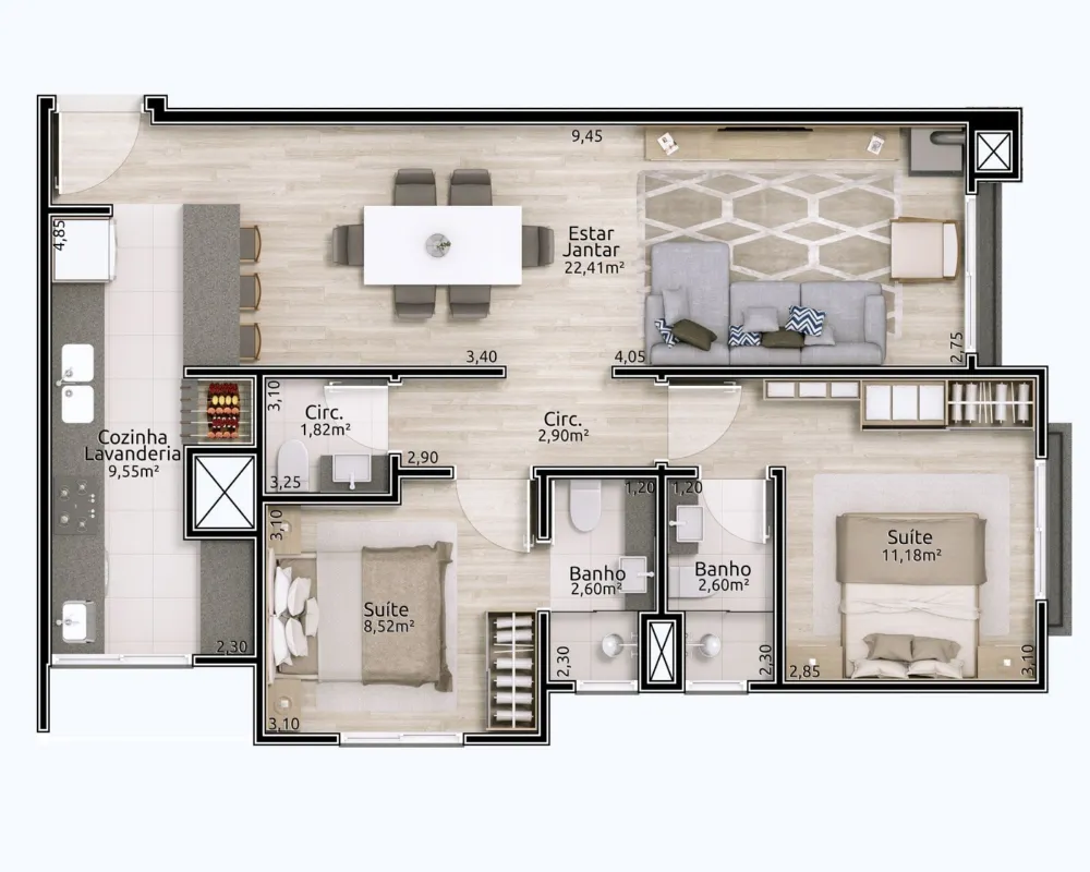 Apartamento para venda no bairro Planalto em Gramado