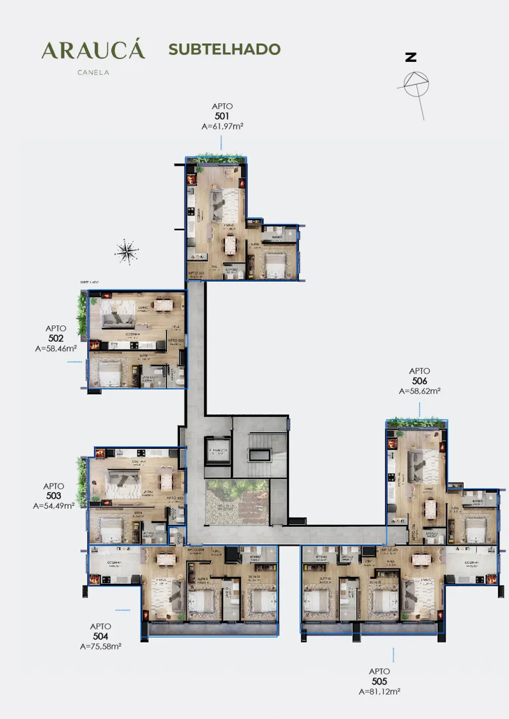 Apartamento para venda no bairro Centro  em Canela