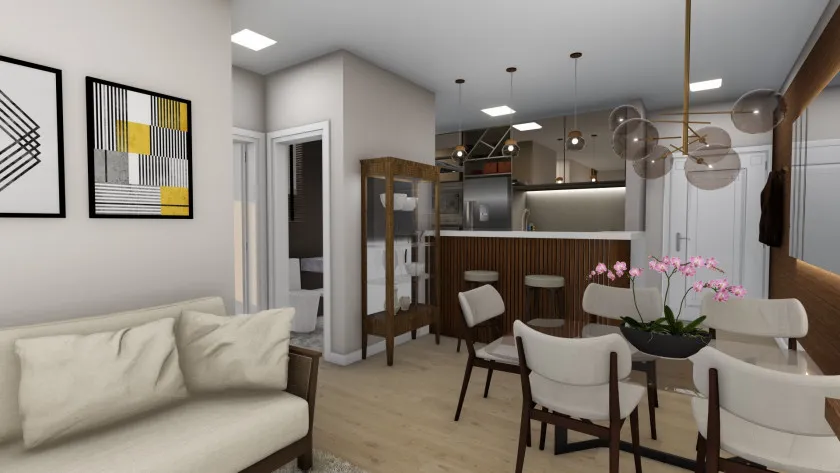 Apartamento 1 quarto para venda no bairro Centro  em Canela