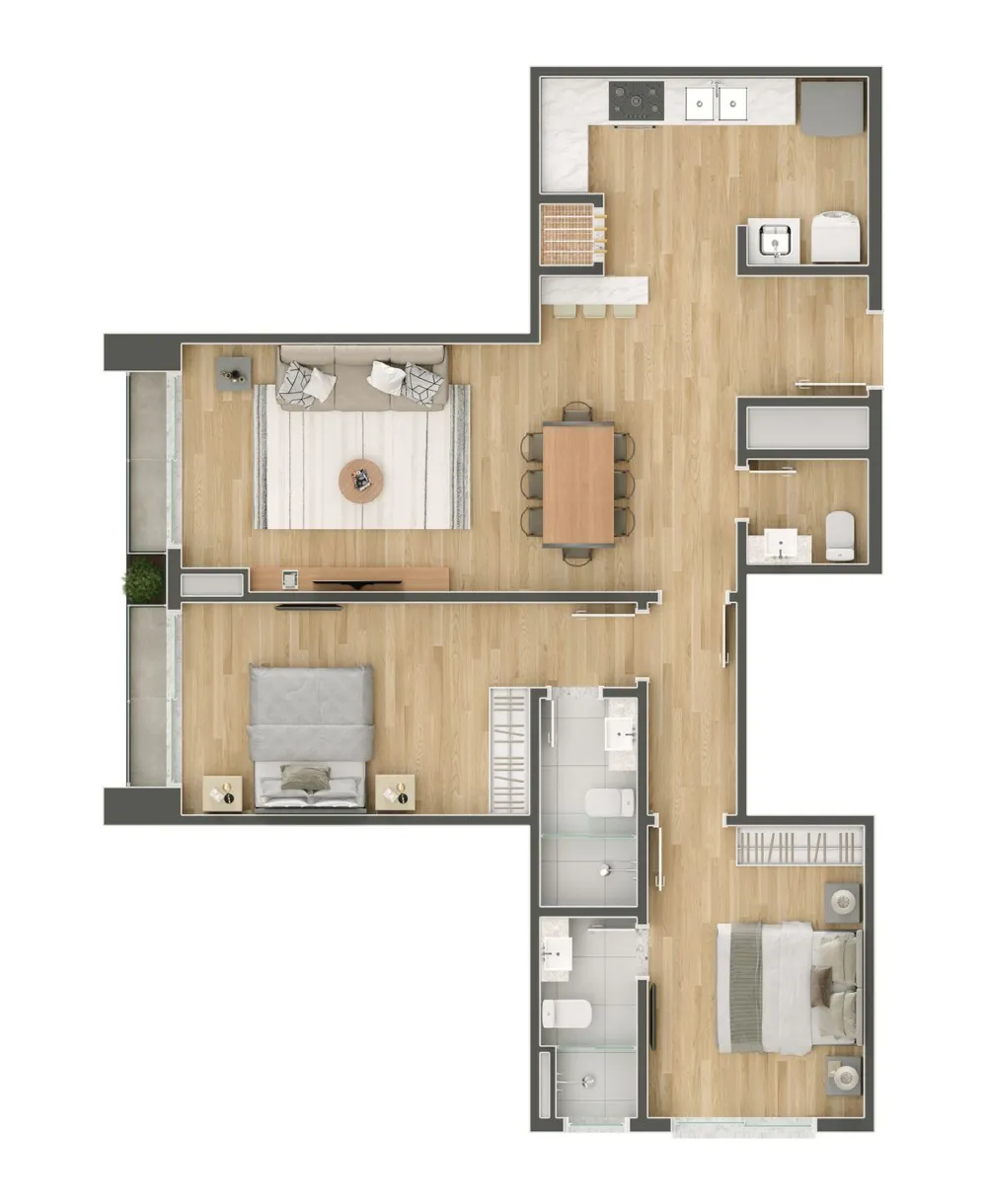 Apartamento para venda no bairro Centro em Gramado
