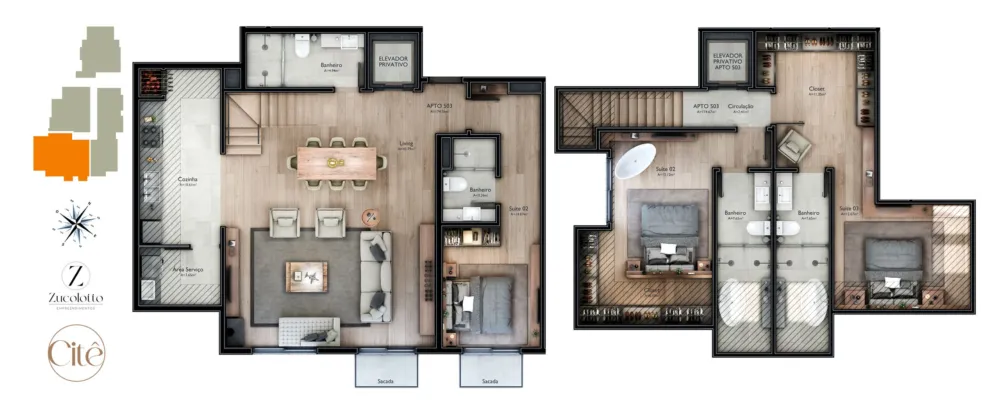 Apartamento para venda no bairro Carniel em Gramado