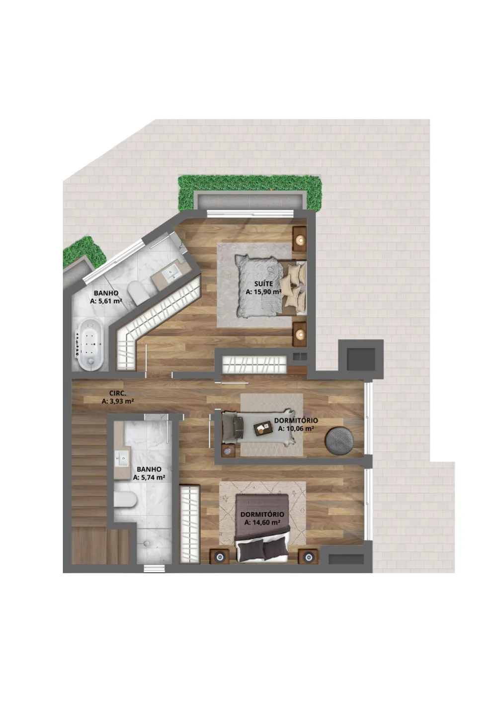 Apartamento para venda no bairro Planalto em Gramado