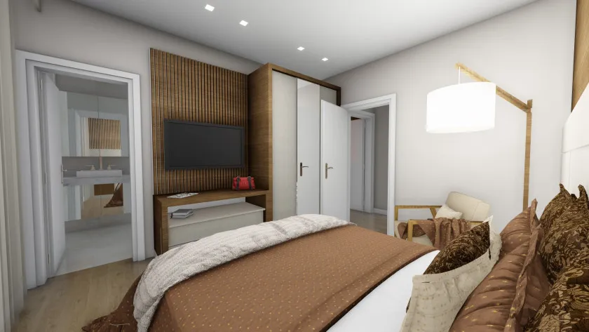 Apartamento 1 quarto para venda no bairro Centro  em Canela