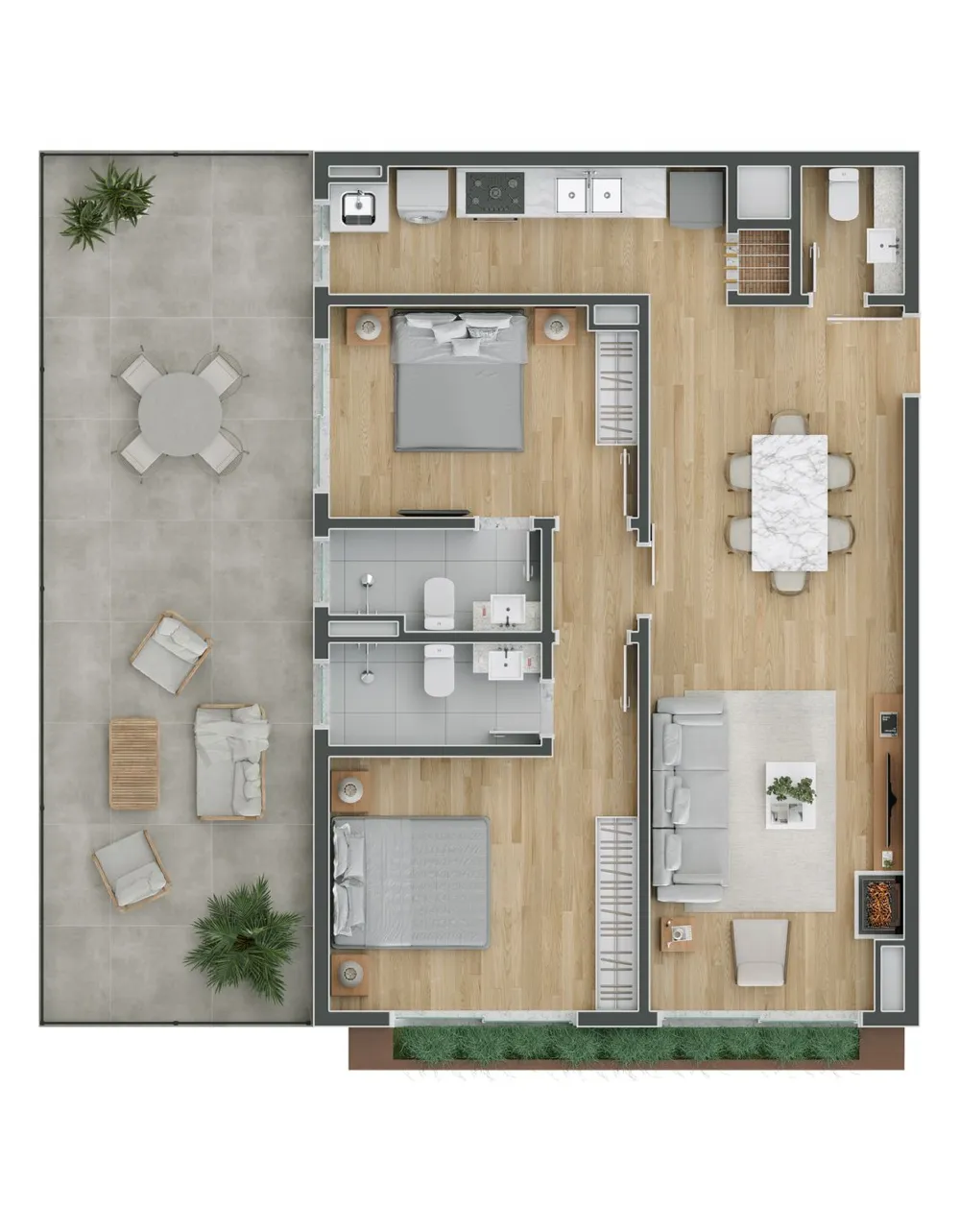 Apartamento para venda no bairro Centro em Gramado