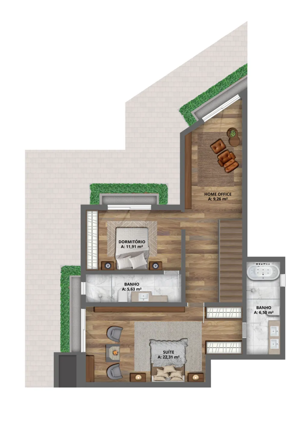 Apartamento para venda no bairro Planalto em Gramado