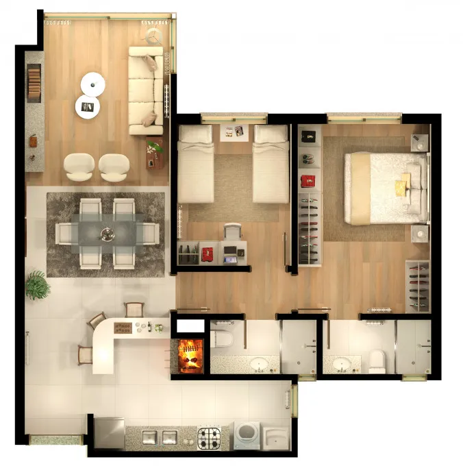 Apartamento para venda no bairro Centro em Gramado