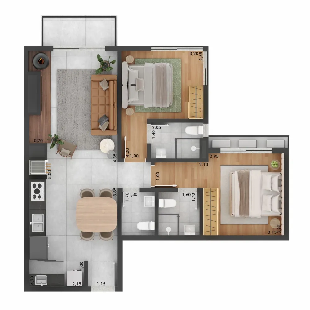 Apartamento para venda no bairro Portico em Gramado