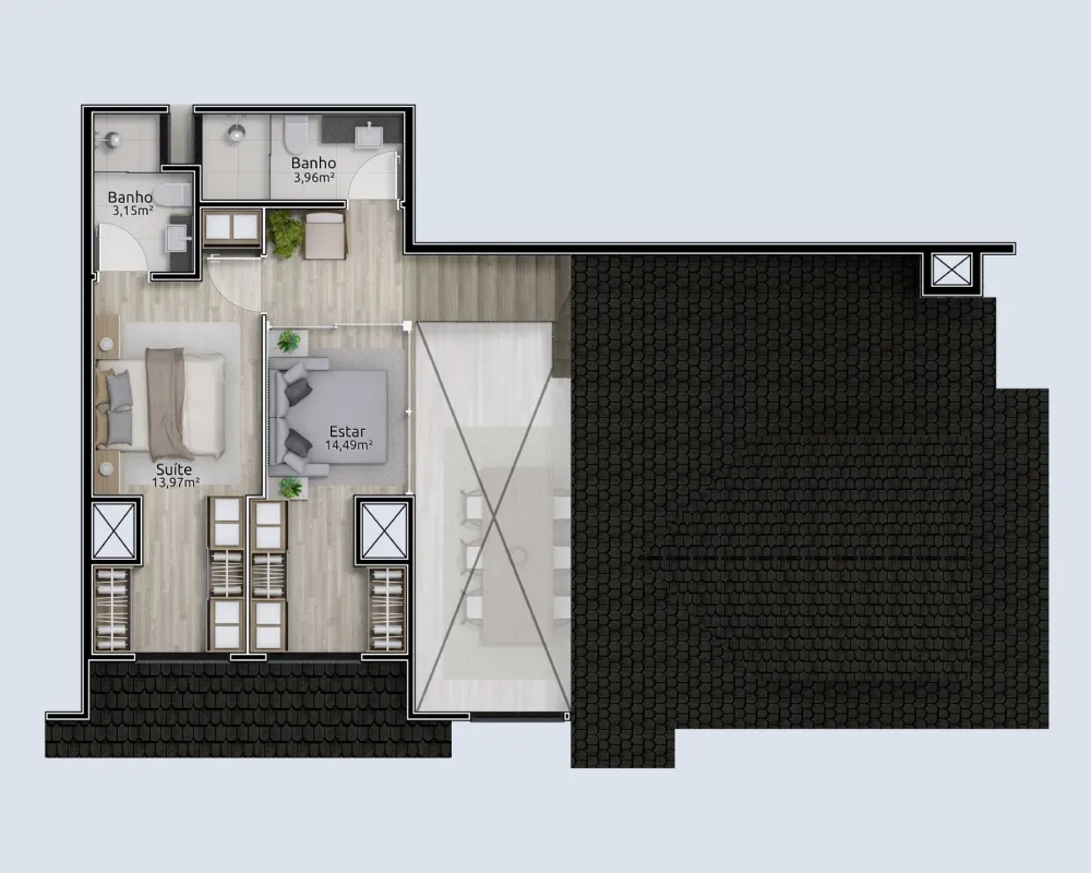 Apartamento para venda no bairro Planalto em Gramado