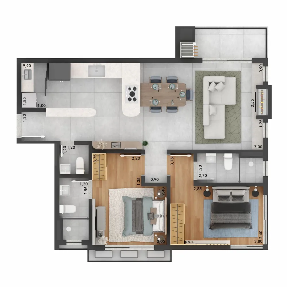 Apartamento para venda no bairro Portico em Gramado