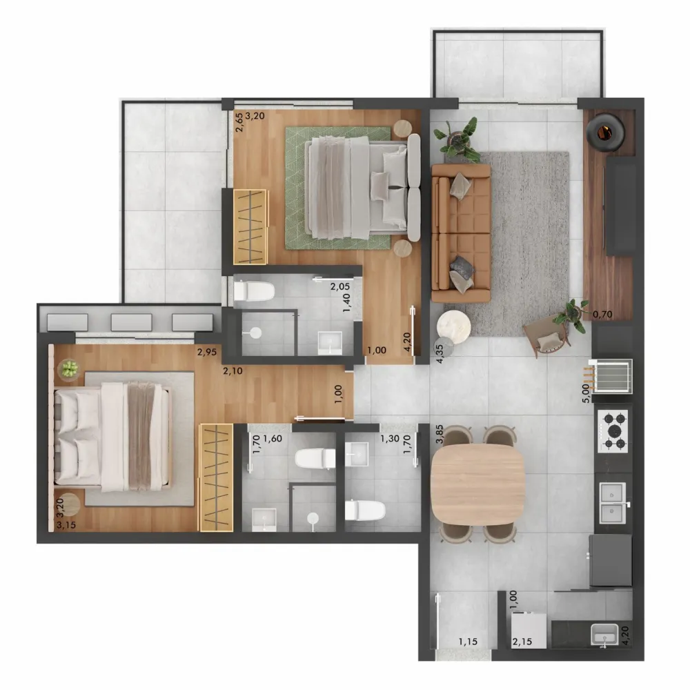Apartamento para venda no bairro Portico em Gramado