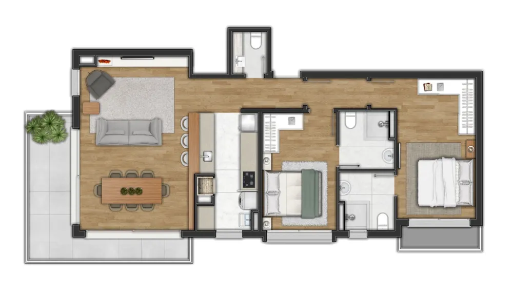 Apartamento para venda no bairro Centro  em Canela