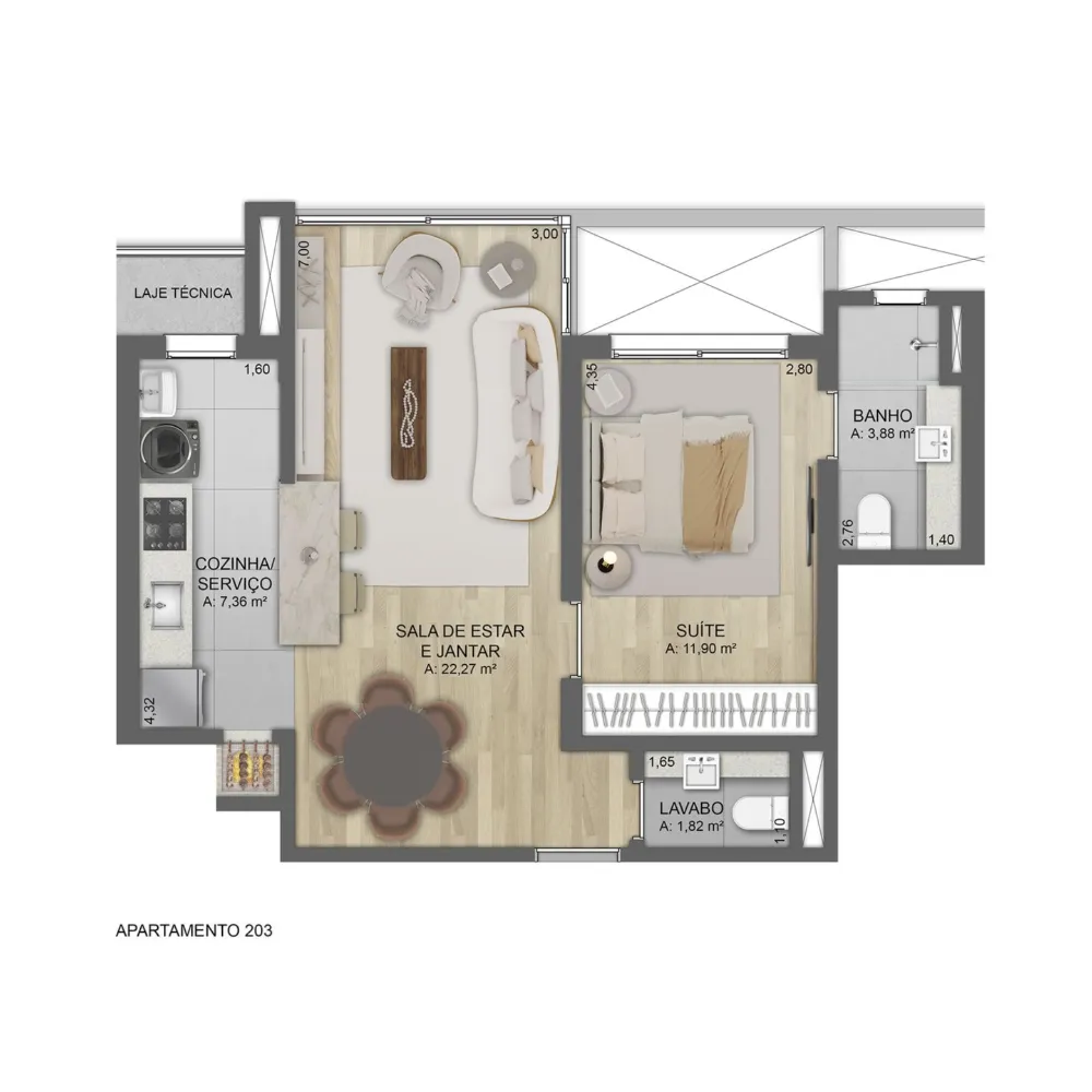 Apartamento para venda no bairro Centro em Gramado