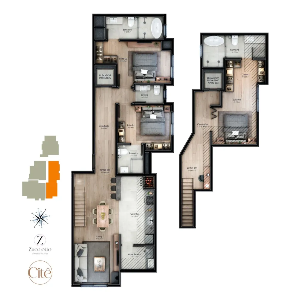 Apartamento para venda no bairro Carniel em Gramado