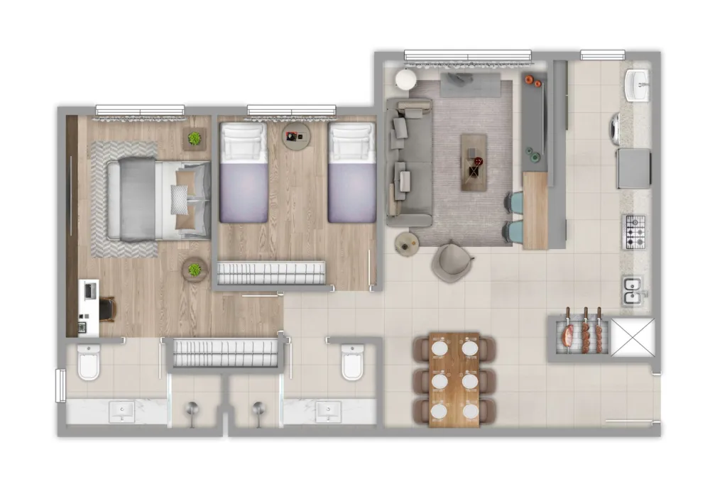 Apartamento para venda no bairro Carniel em Gramado