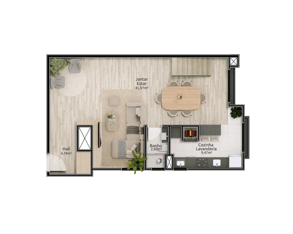 Apartamento para venda no bairro Planalto em Gramado