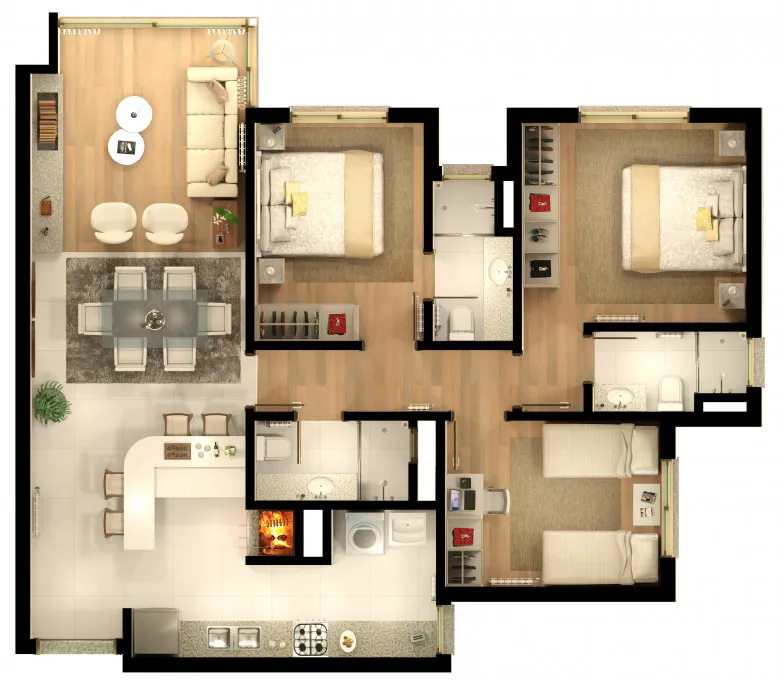 Apartamento para venda no bairro Centro em Gramado