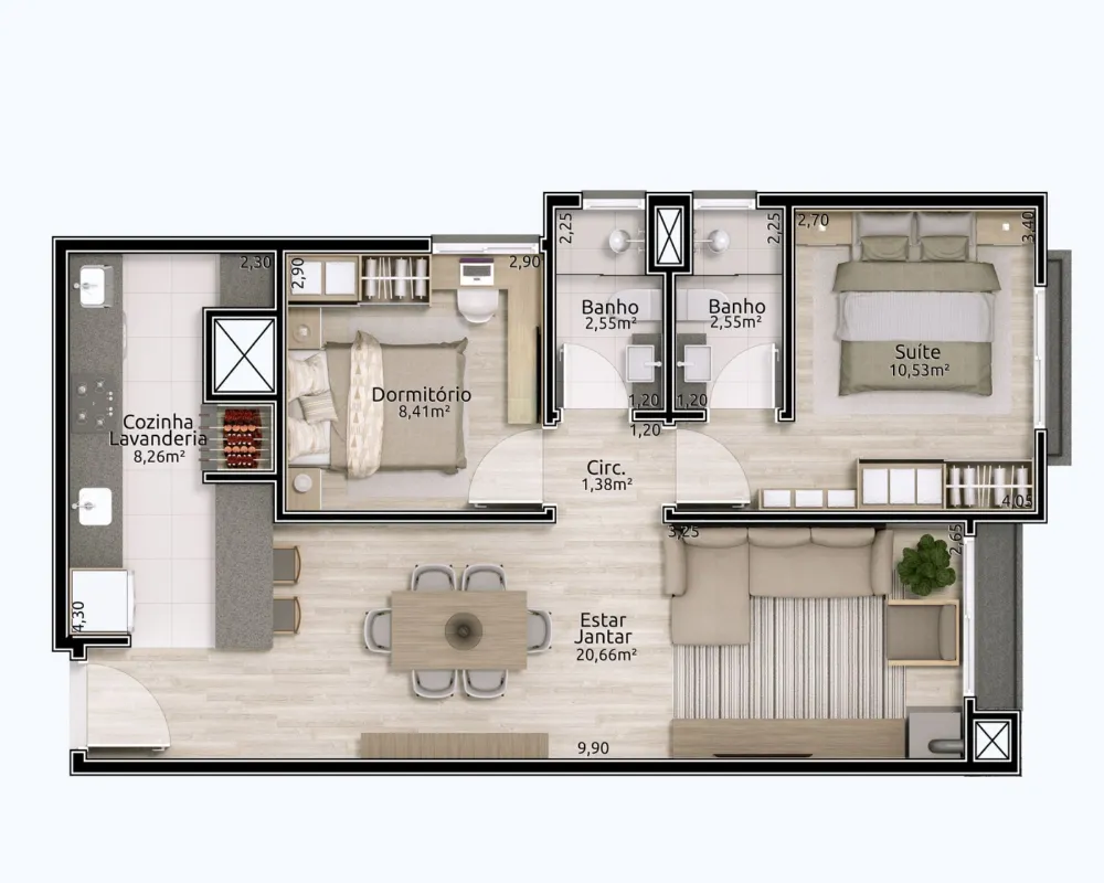 Apartamento para venda no bairro Planalto em Gramado