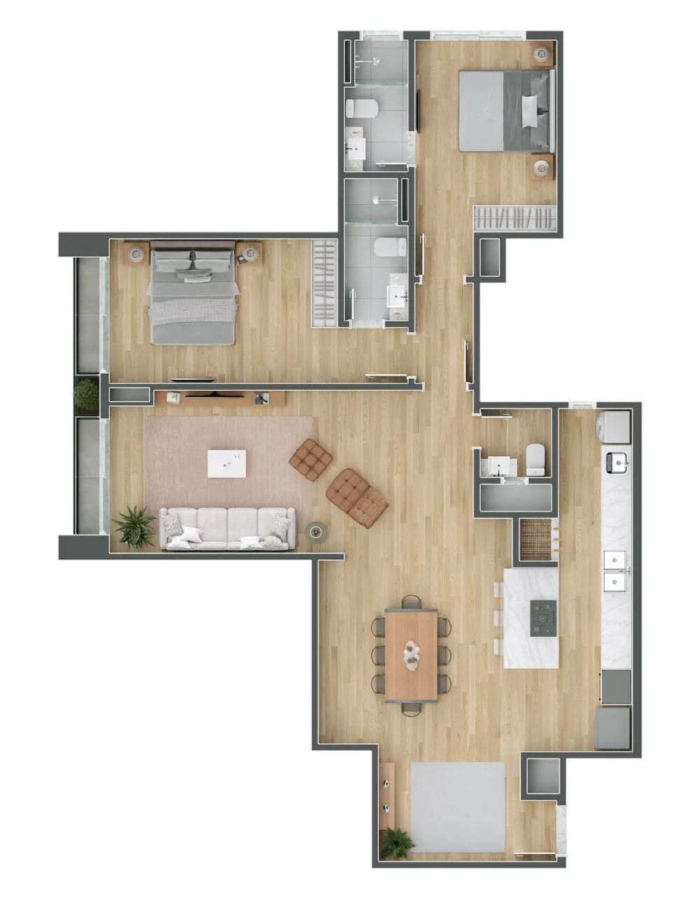 Apartamento para venda no bairro Centro em Gramado