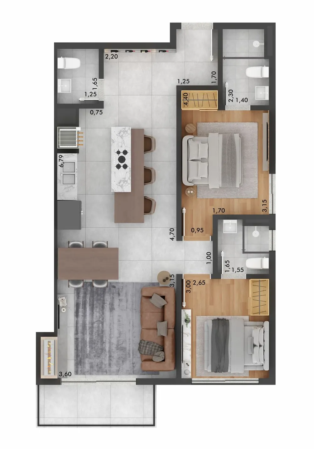 Apartamento para venda no bairro Portico em Gramado