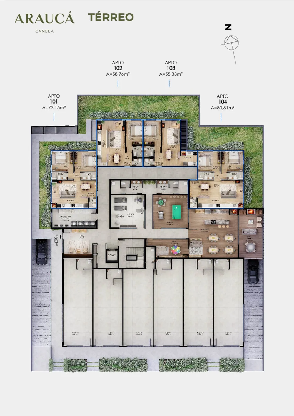 Apartamento para venda no bairro Centro  em Canela