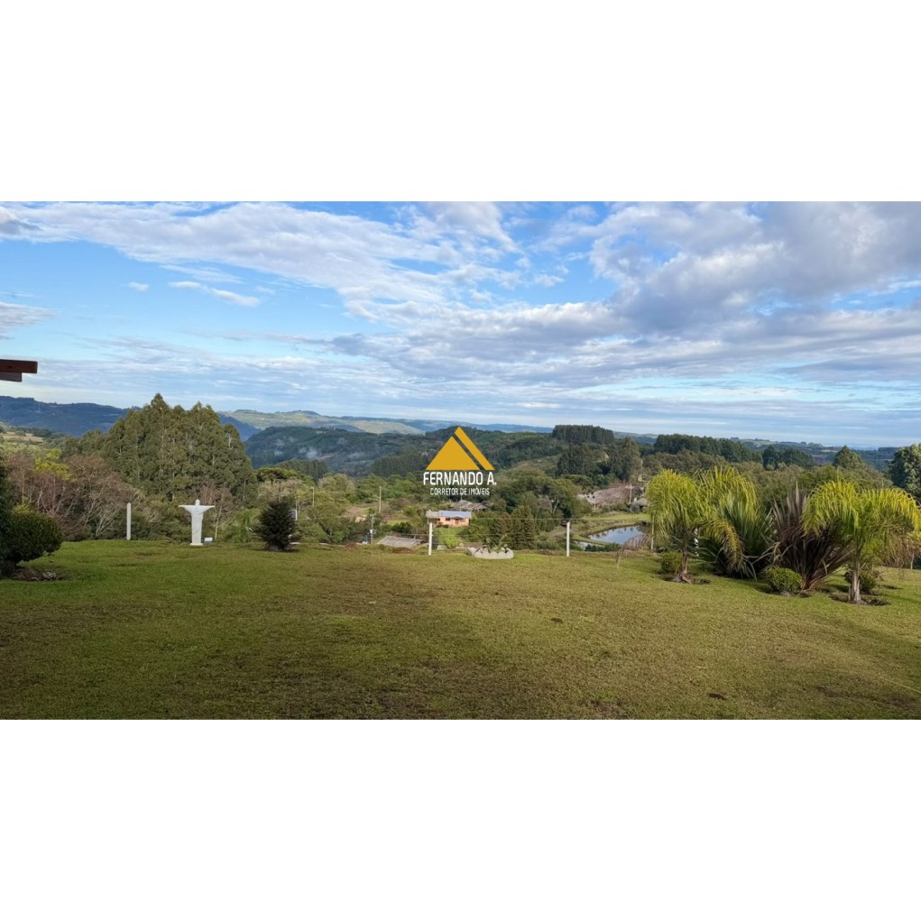 Chácara 4.500m² com Vista Panorâmica - 3 Dormitórios - Próxima de Gramado
